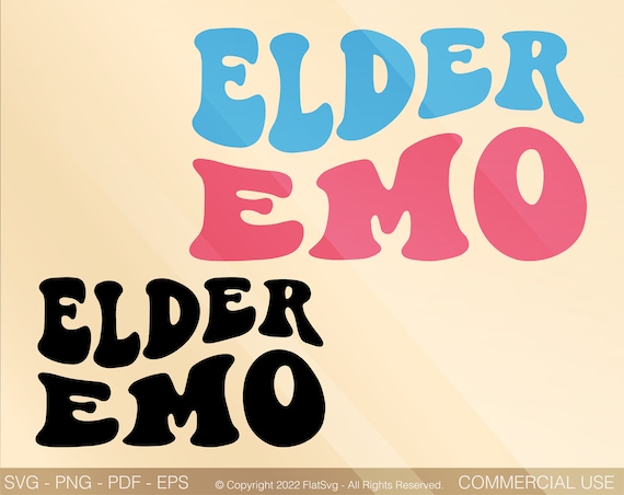 Emo Girl Svg Elder Emo Svg Millenial Svg Emo Svg Astrology 