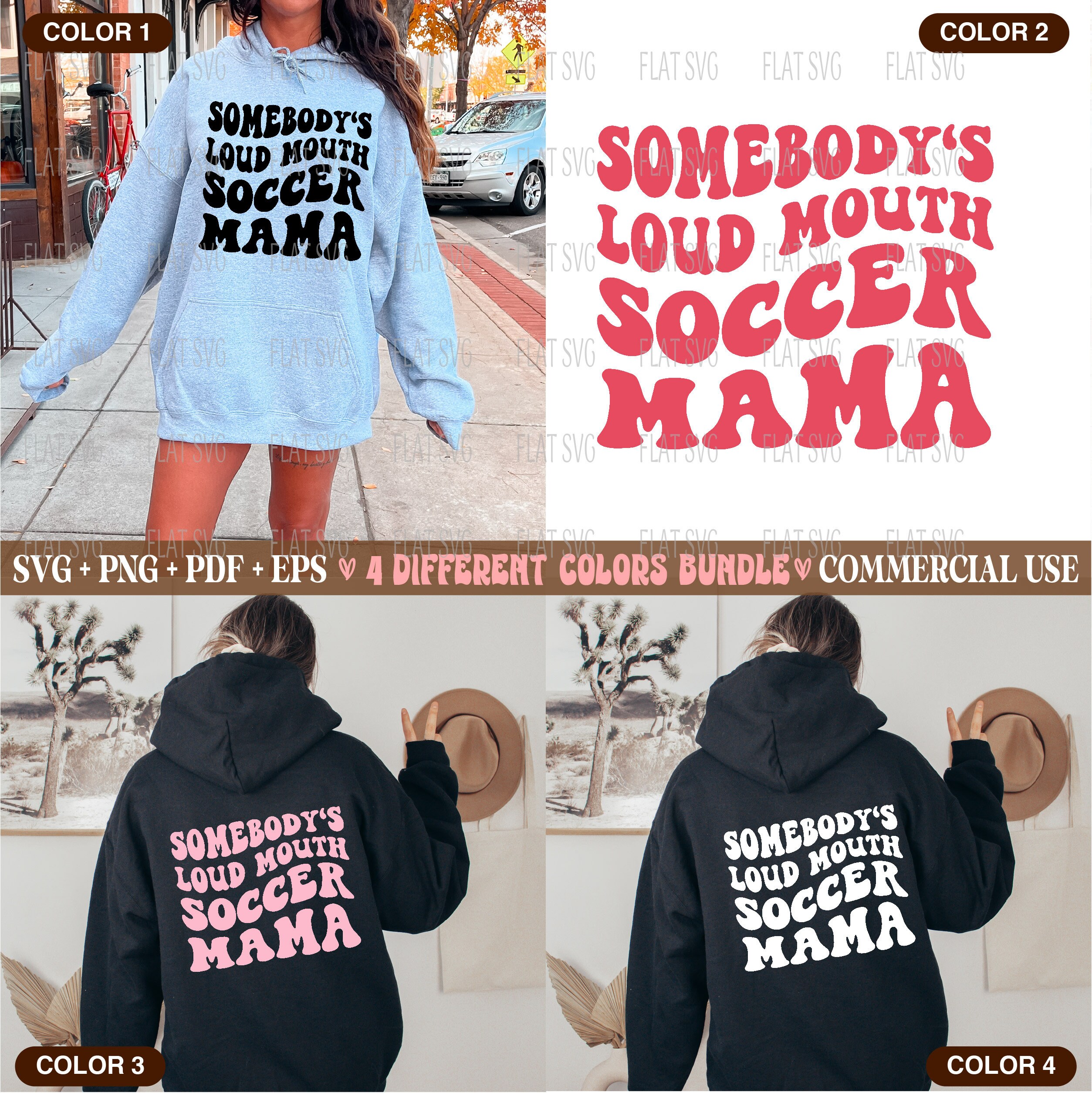 Loud Mouth Soccer Mama Crewneck