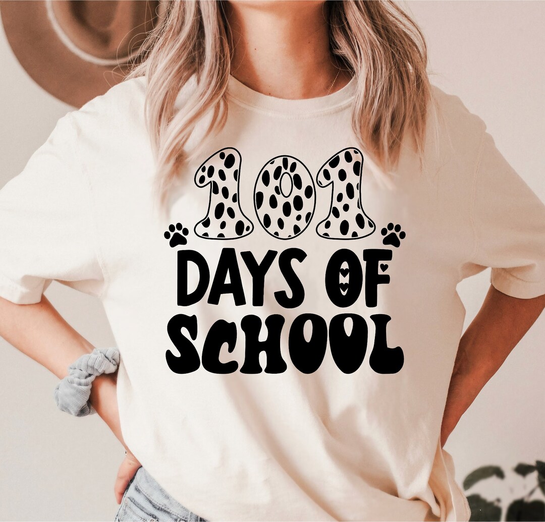 101 Days of School Svg Png, School Dalmatian, Last Day School ...