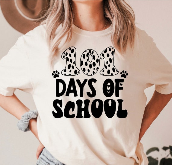 101 Days of School Svg & Png School Dalmatian Mug Cricut | Etsy