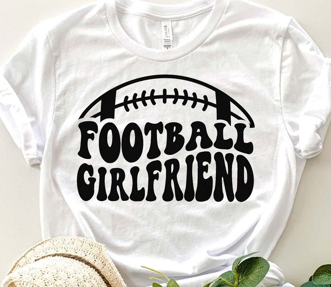 Football Girlfriend Svg, Football Svg, Leopard Heart Svg, Football