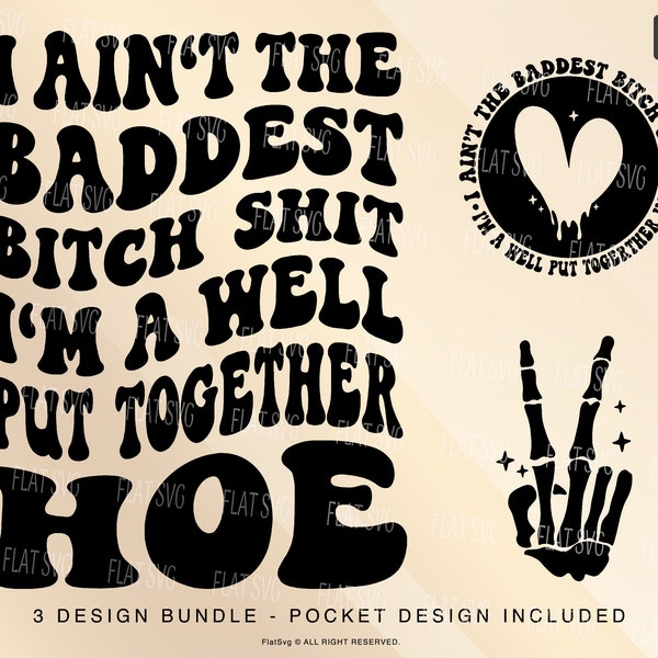 Baddest Bitch Svg - Etsy