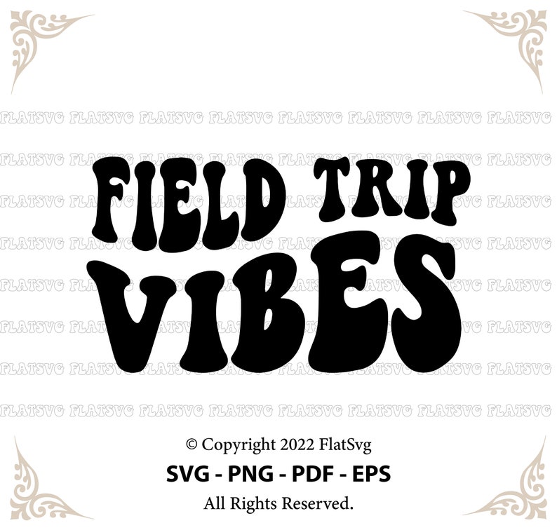 Field Trip Vibes Svg School Field Day Svg School Game Day Etsy