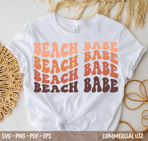 Beach Babe Svg Summer Shirt Svg Sunshine Summer Svg - Etsy