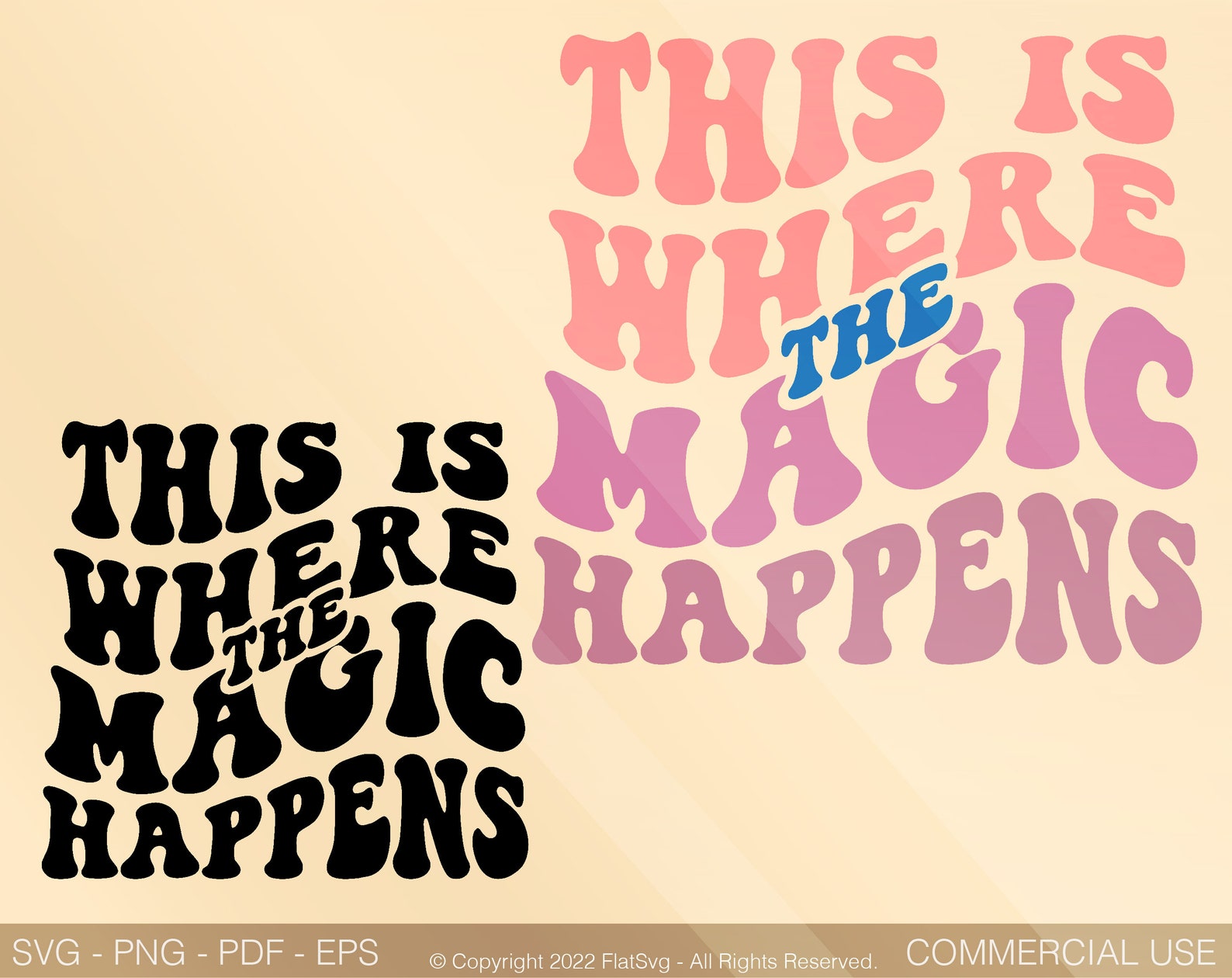 This is Where the Magic Happens Svg Png Make up Svg Beauty Etsy