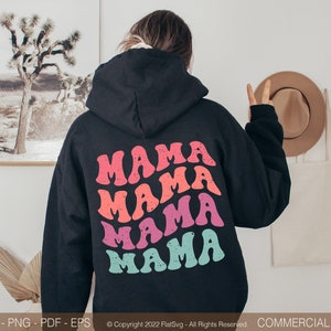 Mama Svg, Mom Svg, Retro Svg, Groovy Svg, Mother Svg, Mom Life Svg, Stacked Mama Svg, Trendy Svg, Boho Mama Svg, Mom Quote, Mom Saying Svg