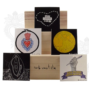 Lot de 5 stickers