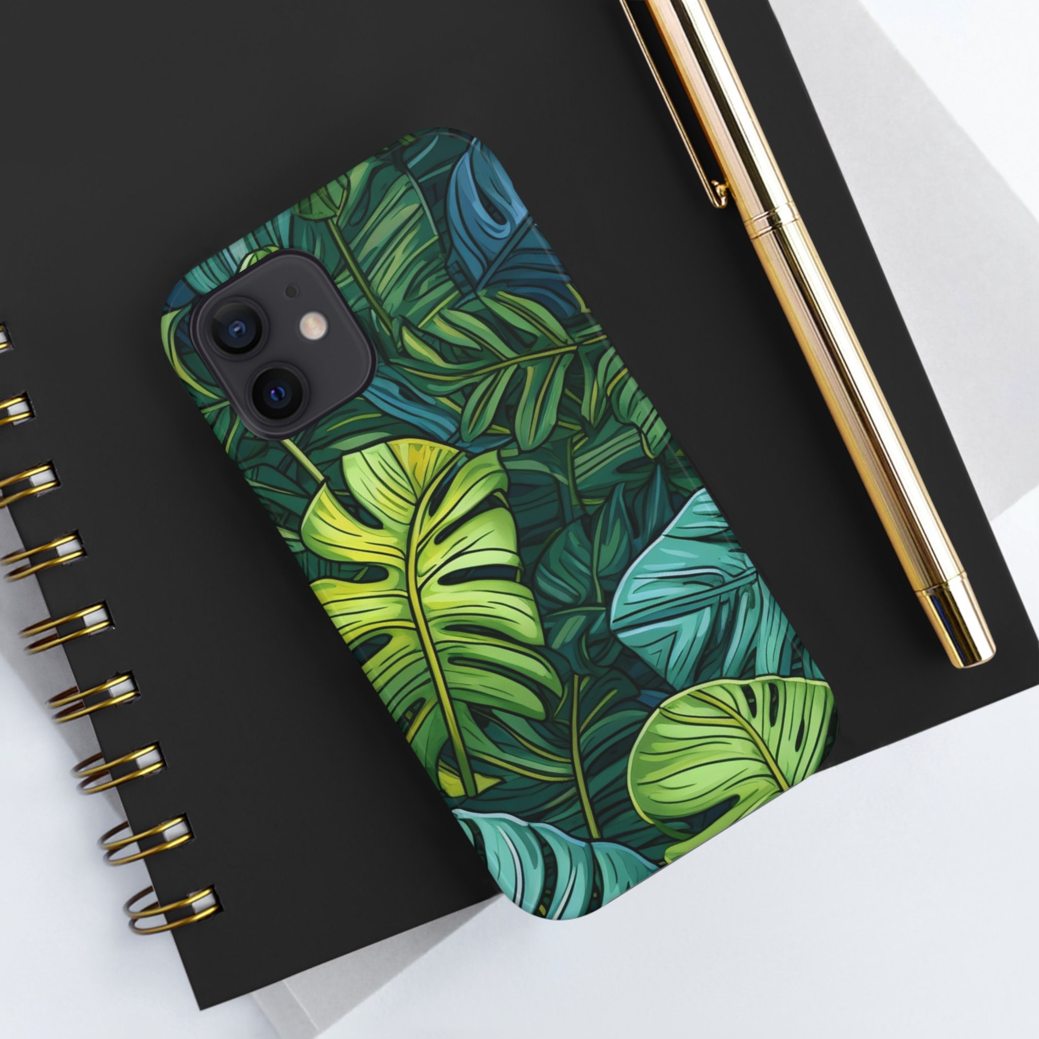 Monstera Leaf iPhone Case Tropical Protective Cover With Etsy