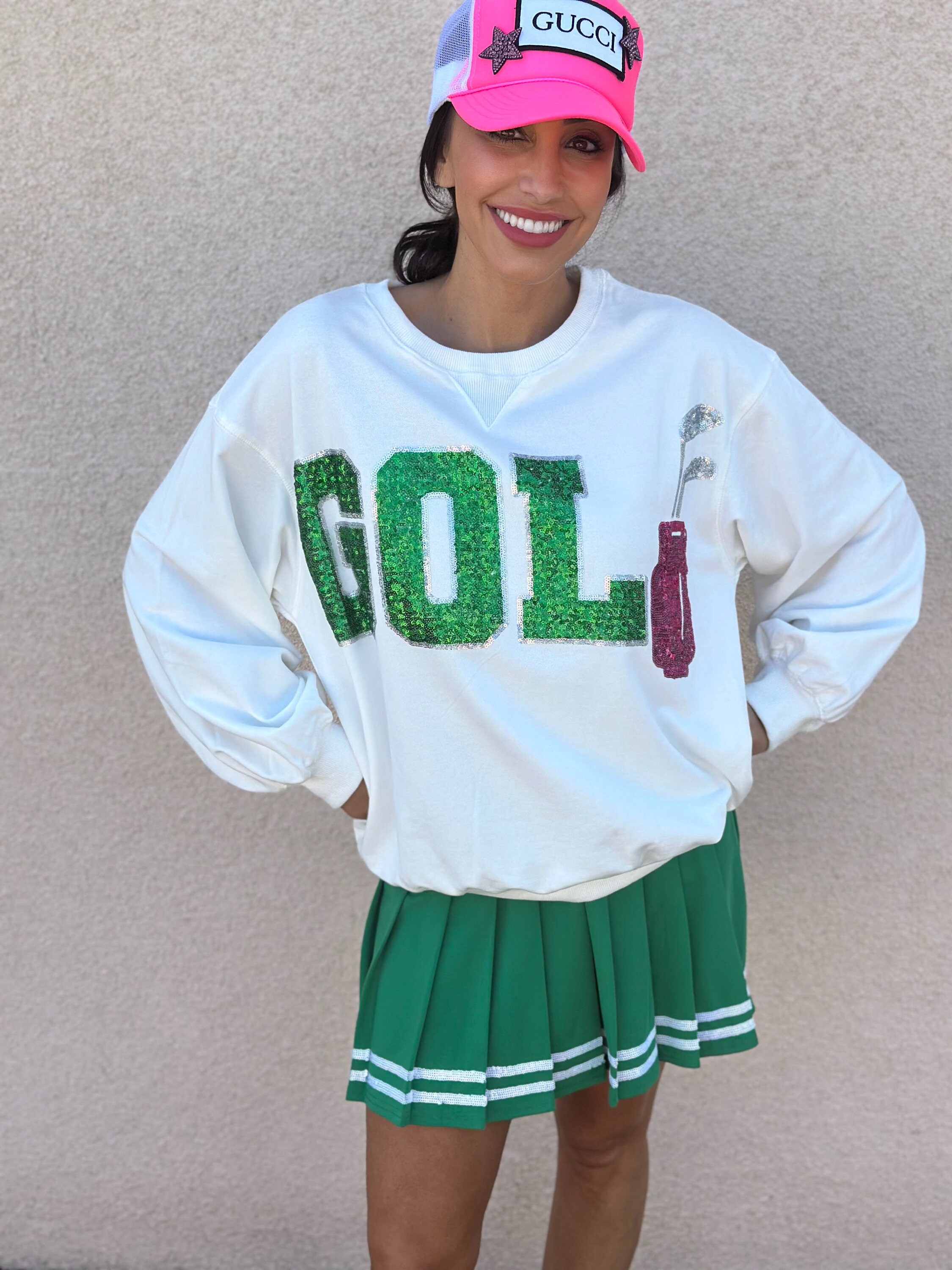 新品タグ付き CPG GOLF SWEAT SHIRTS 今季スウェット CPG GOLF SWEAT SHIRTS スウェットシャツ レディース 1109-25132
