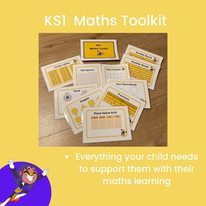 KS1 Maths Toolkit Homework Helper - wipeable resources to support maths learning at home