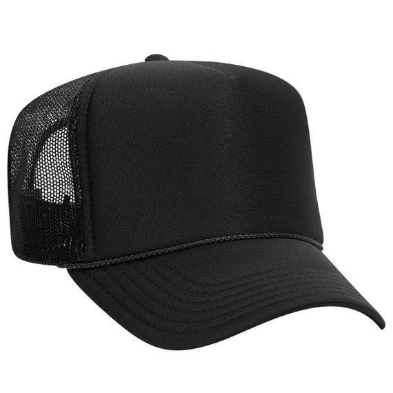 12 X Blank 5 Panel High Crown Mesh Back 
