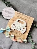 Personalized wedding gifts | Wedding gift | Cash gift | Gift set customizable with names and date | for the bride and groom