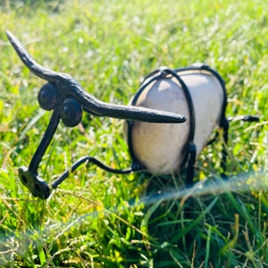 Metal Cow / Bull / Pig Yard Ornament