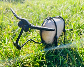 Metal Cow / Bull / Pig Yard Ornament