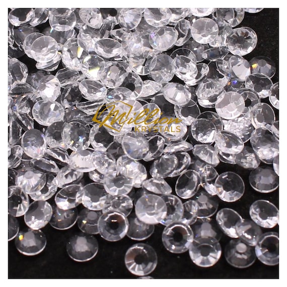 Transparent Clear Flatback Glass Non Hotfix Rhinestones 1440 - Etsy