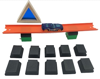 10 Adapters compatible with Hot Wheels, Duplo and Lego