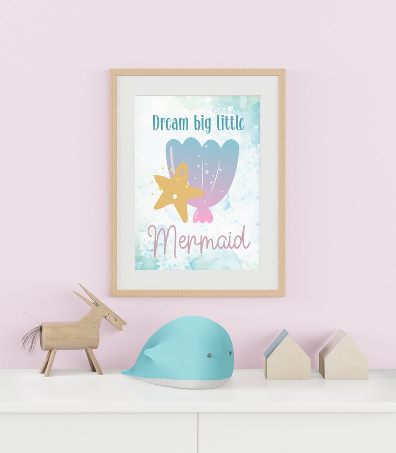 Under the Sea Nursery Decormermaid Decor for Girls Etsy