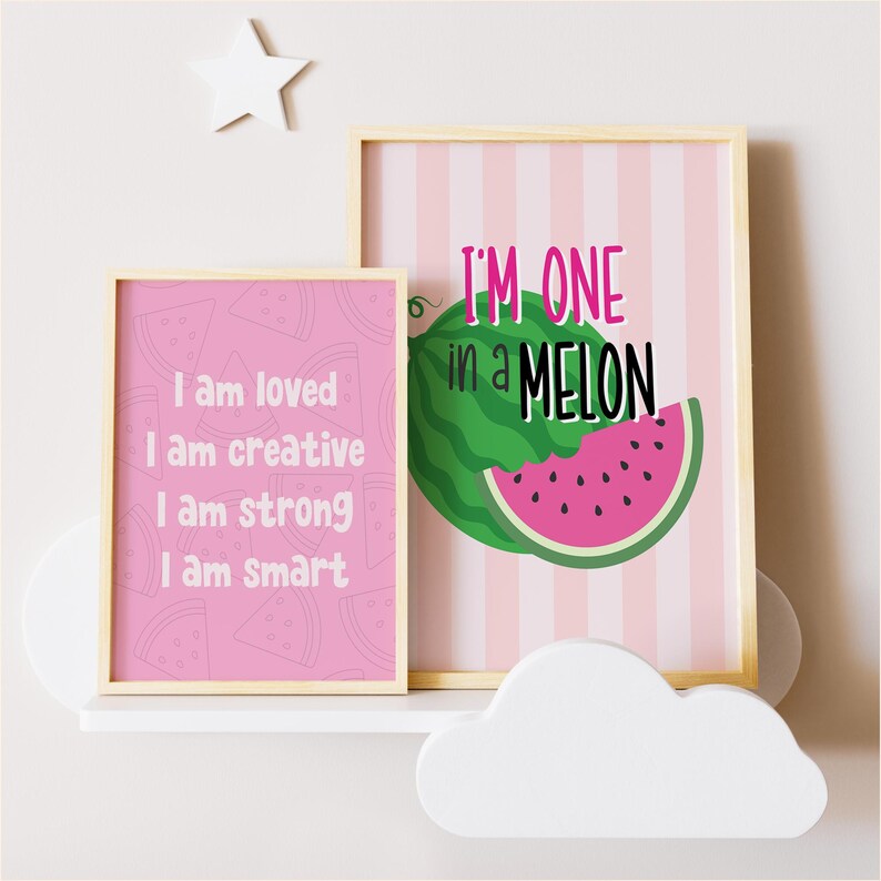 Cute Fruit Wall Art