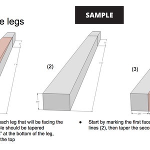 Shaker Style End Table PDF Plans: DIY Woodworking Project image 6