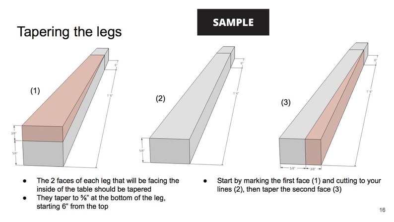 Shaker Style End Table PDF Plans: DIY Woodworking Project image 6