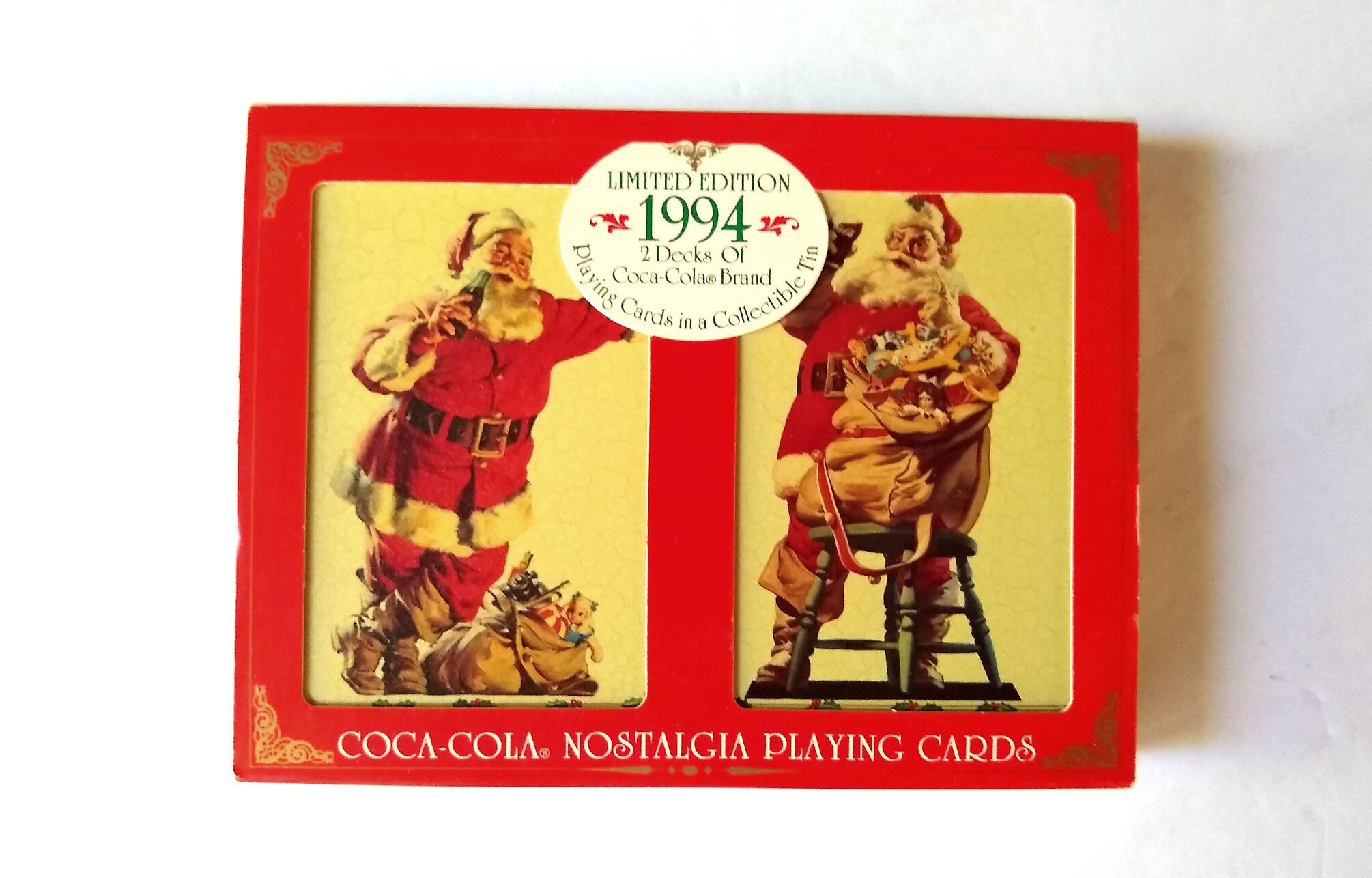 CocaCola Nostalgia Playing Cards コカコーラ 1998 Limited Edition Coca-Cola Nostalgia Playing Cards in