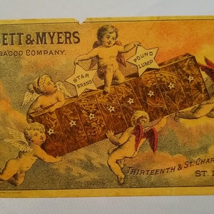 Very Rare Antique 1800s Liggett & Myers Tobacco Company Free Ten Cent Piece for Star Brand Plug Tobacco Voucher