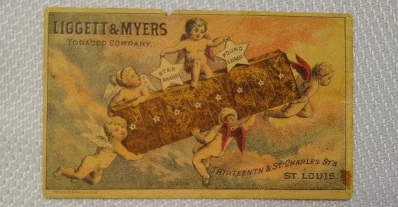 liggett tobacco company Very Rare Antique 1800s Liggett & Myers Tobacco Company Free Ten Cent Piece  for Star Brand Plug Tobacco Voucher