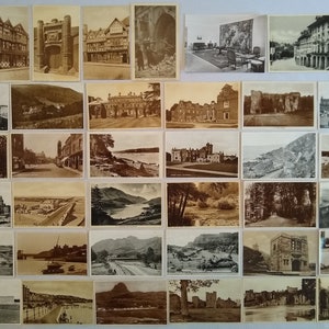 37 Rare and Unused 1940s European Postcards, Rare England Postcards, WW2 Era Britain Postcards, Never Used English Postcard, UK Post Cards