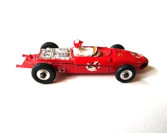 Rare Mid-Century Dinky Toys Ferrari Racing Car 242 Made in England Meccano Ltd, Has Racing Number #24 Verus the Standard #36, Scarce Version