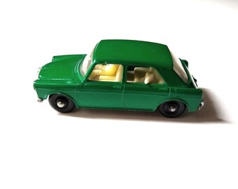 Vintage 1966 Matchbox Series No. 64 M.G. 1100 Lesney Made in England Diecast Car Toy, Collectible Lesney England Miniature MG 1100