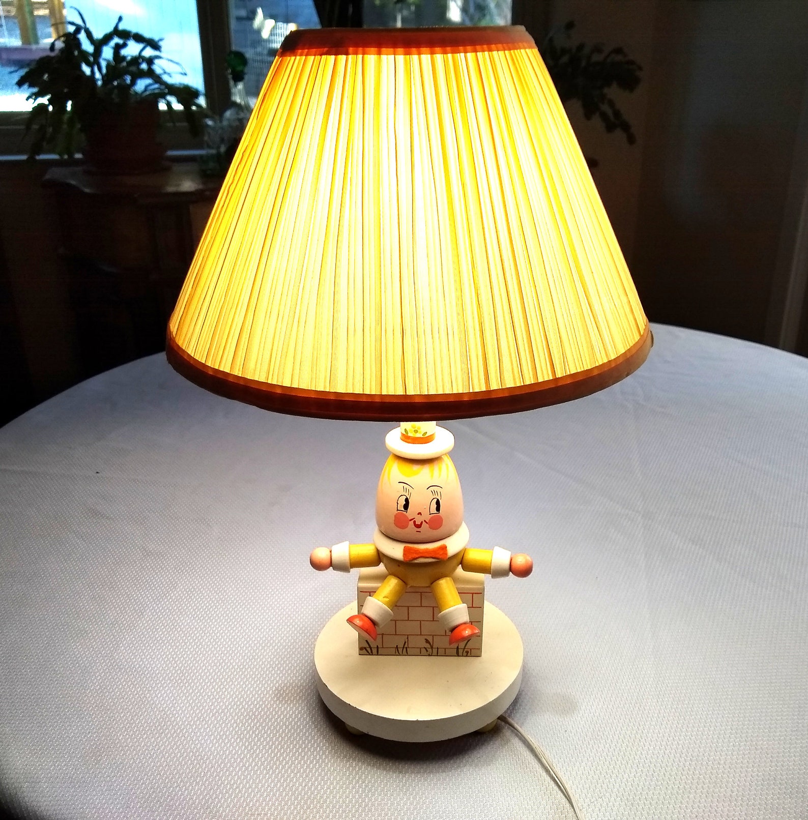 Vintage Humpty Dumpty Children's Lamp Nursery Light Etsy