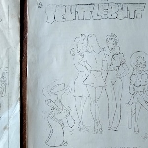 1942 WWII Scuttlebutt Series From NRAB Los Alamitos California, Dates of WW2 Newsletters From November 1 to December 7, Military Base News