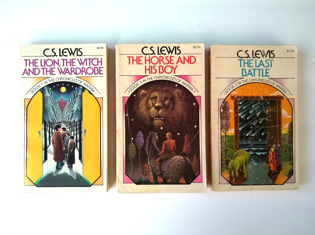 C.S. Lewis Chronicles of Narnia 1970 Paperbacks, the Lion the Witch and ...