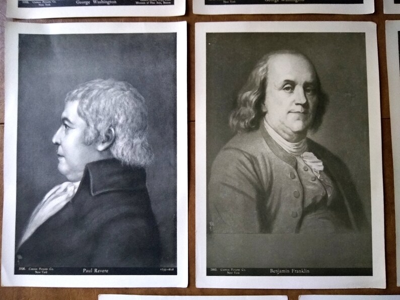 11 Antique Cosmos Pictures Co Prints Washington 3, Martha