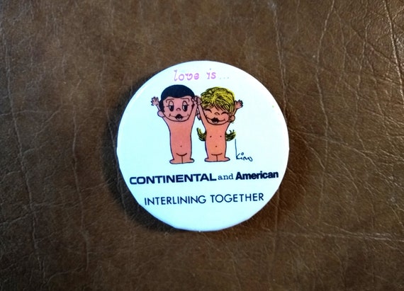 Vintage Love Is Continental and American Interlin… - image 1