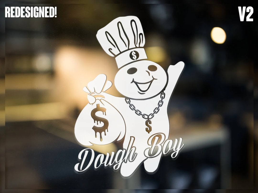 Dough Boy Decal Many Colors & Sizes Etsy