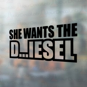 She Wants the Diesel Buff Check Tee
