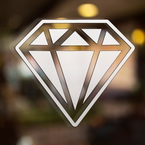 Dripping Diamond Decal Many Colors & Sizes Etsy