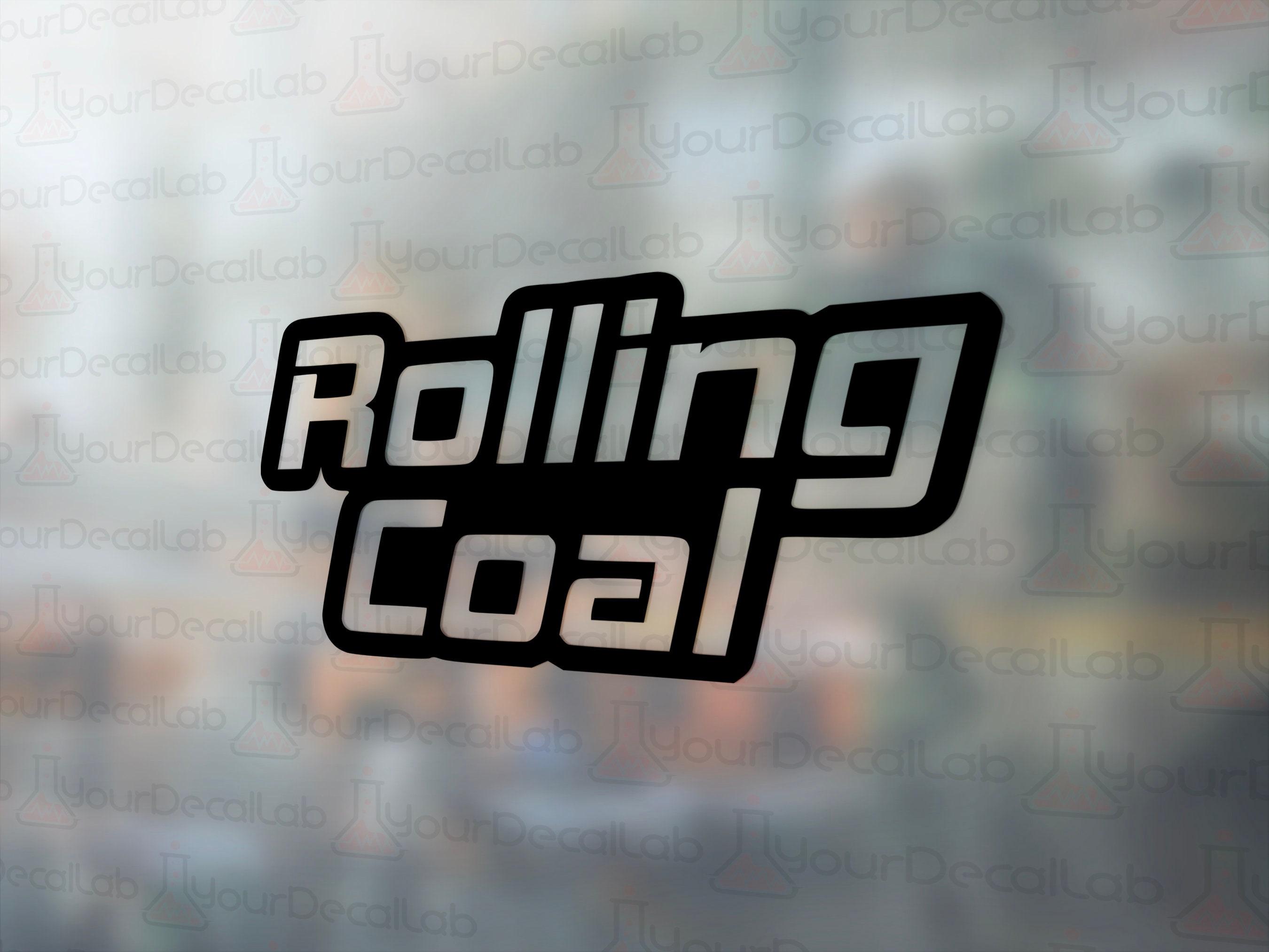 Rolling Coal Decal Many Colors & Sizes - Etsy