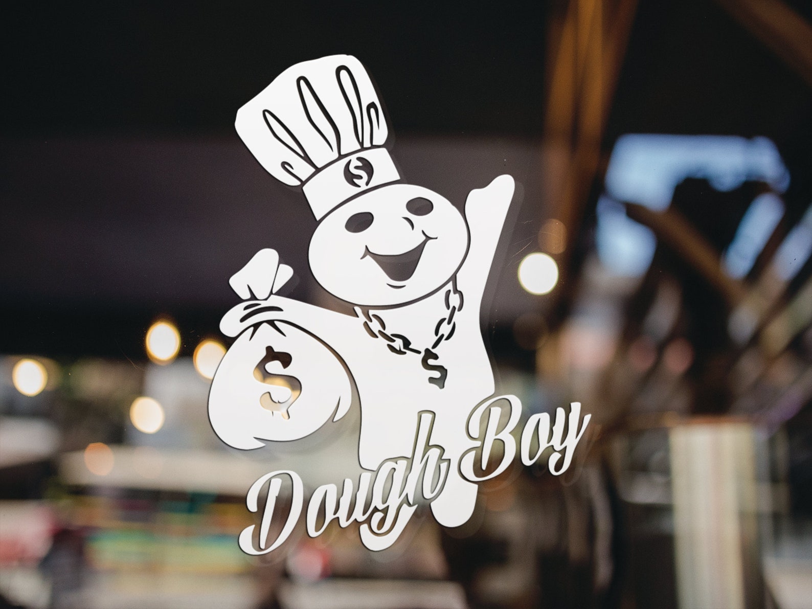 Dough Boy Decal Many Colors & Sizes Etsy