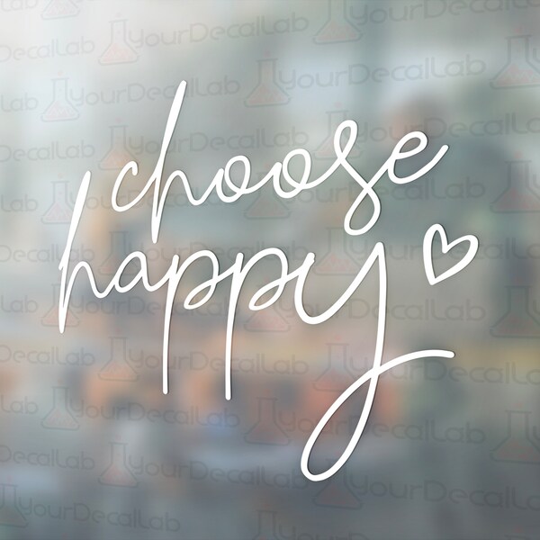 Happy Decal - Etsy