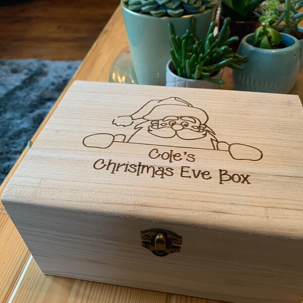 Christmas Wooden Box Centerpieces Etsy