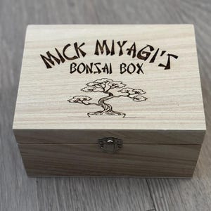 Engraved Wooden Memory / Keepsake Box - Hinged Lid, Metal Fastening, 7 Sizes, Custom Personalised image 10