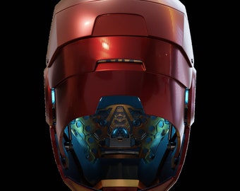 Ironman Mark 7 AND 8 Helmet 3D Printable Model With Interior