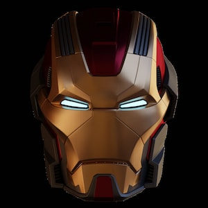 Ironman Mark 17 Heartbreaker Helmet 3D Model w Inner Details