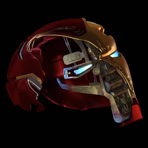 Battle Damaged Mark 50 Helmet 3D Model