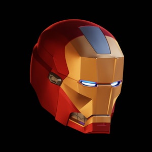 Ironman Mark 35 36 Red Snapper Peacemaker Helmet w Inner Detail