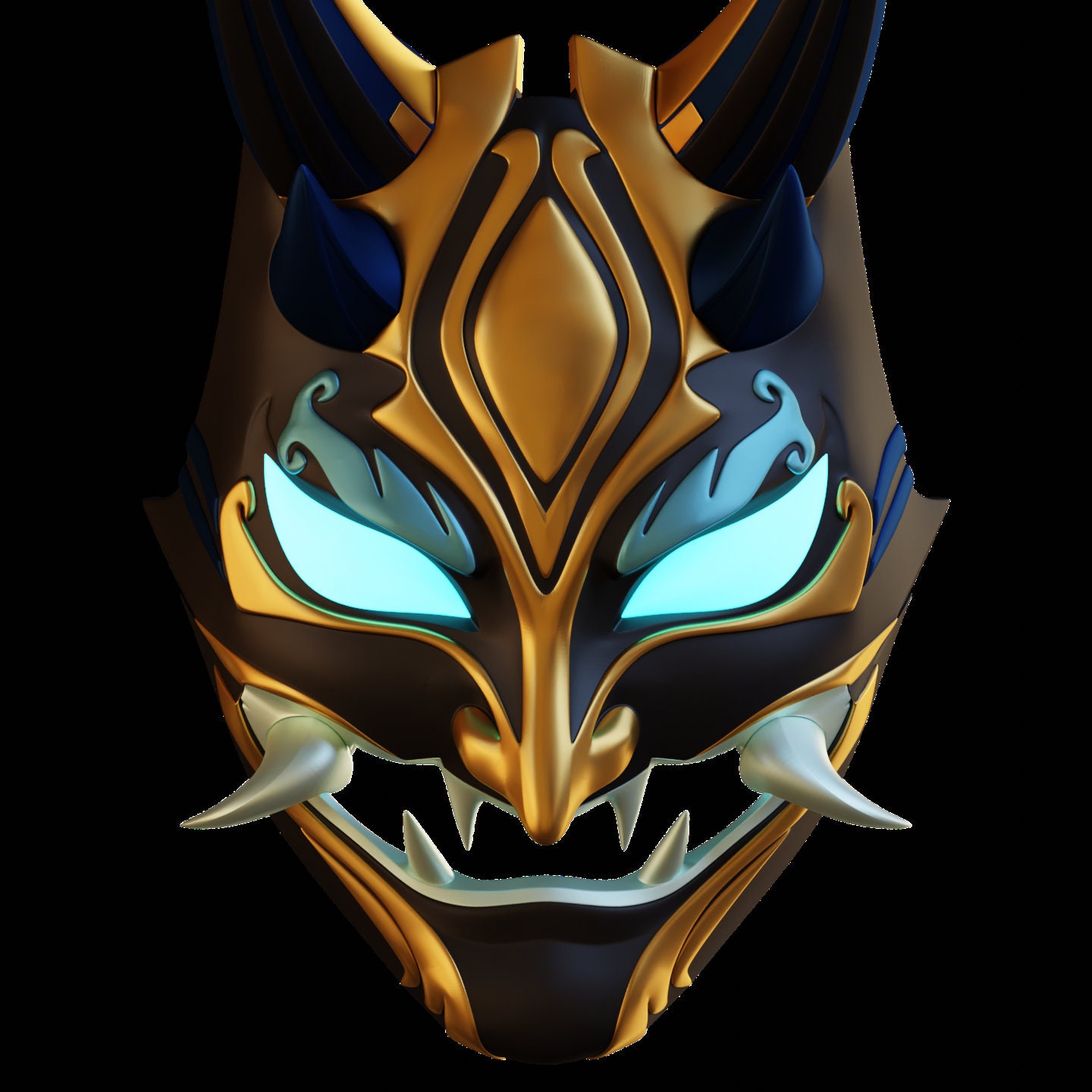 Genshin Impact Xiao Doombane Mask Etsy UK