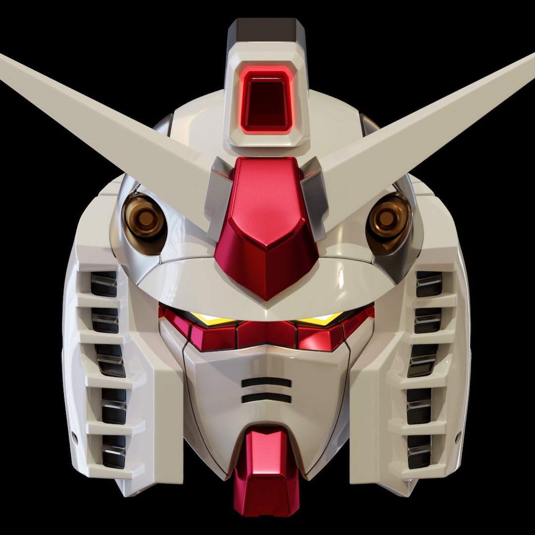 GUNDAM RX Helmet D Model Etsy