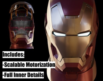 アイアンマン マーク42 ヘルメット - A4 & レターサイズ PDF